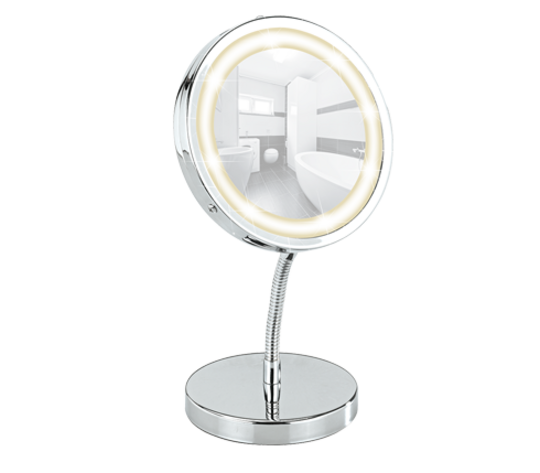 Ein Kosmetikspiegel mit Licht