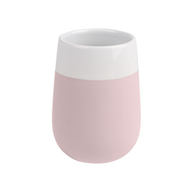 WENKO Wohnen Zahnputzbecher rosa