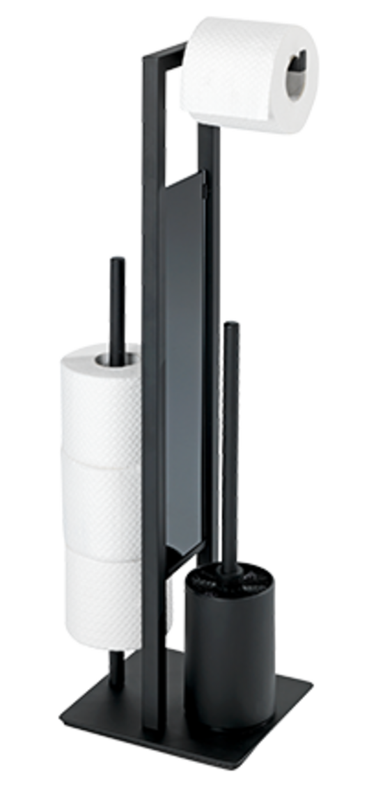 WENKO Stand WC-Garnitur Rivalta schwarz