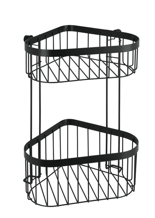 Eine Wandablage in schwarz matt von WENKO