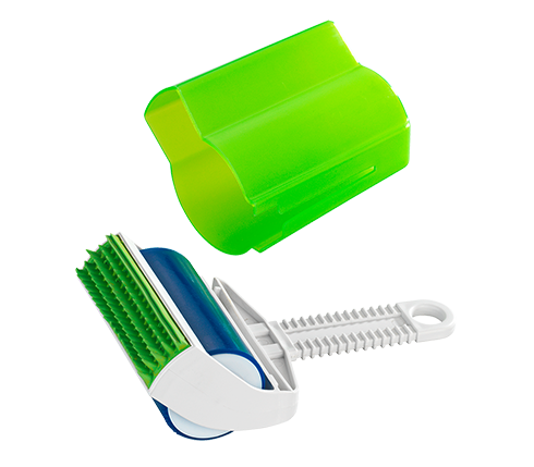 Die Fusselrolle ist dank abwaschbarer Oberfläche wiederverwendbar.