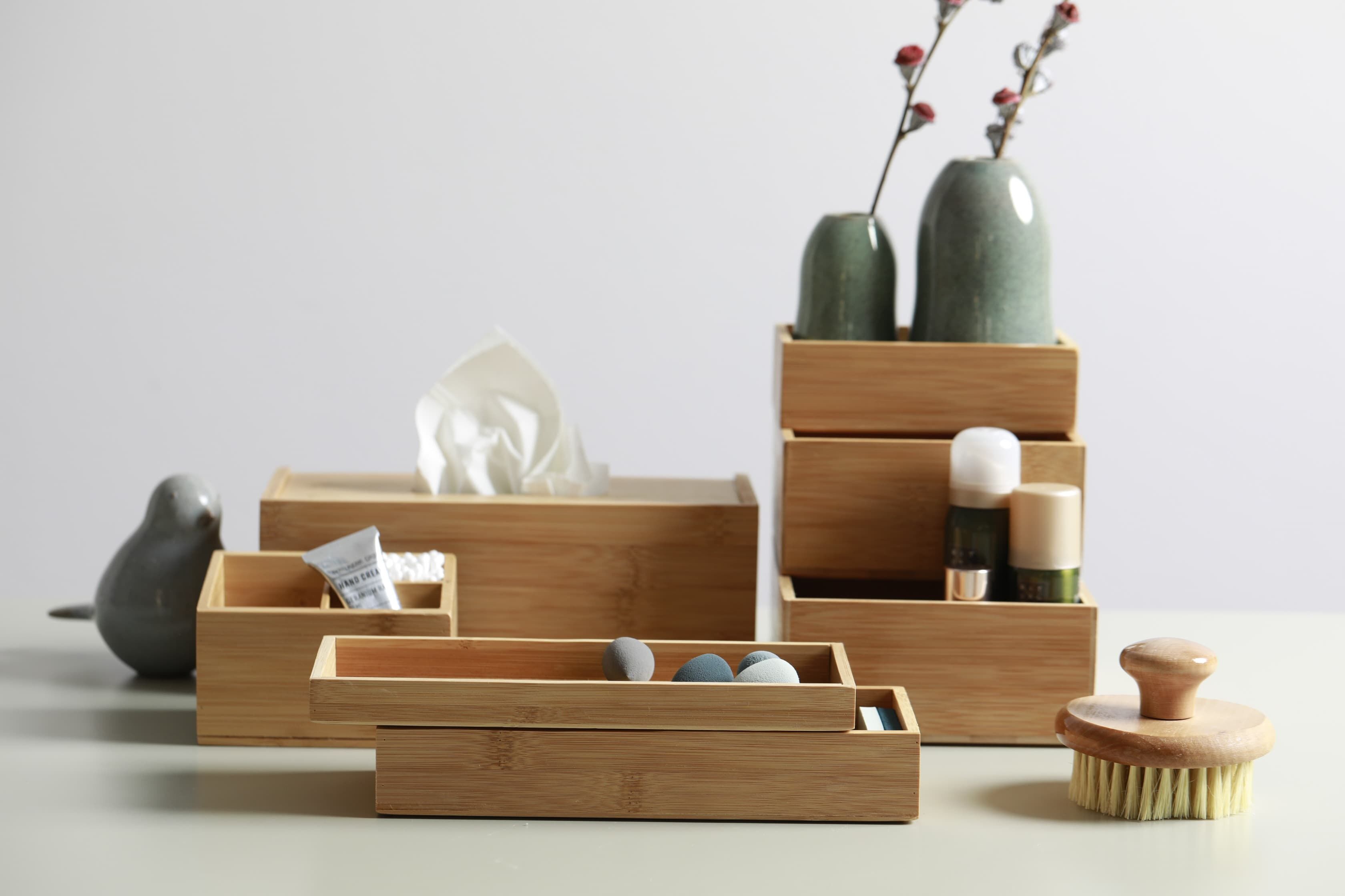 Die Boxen Terra von WENKO aus Bambus