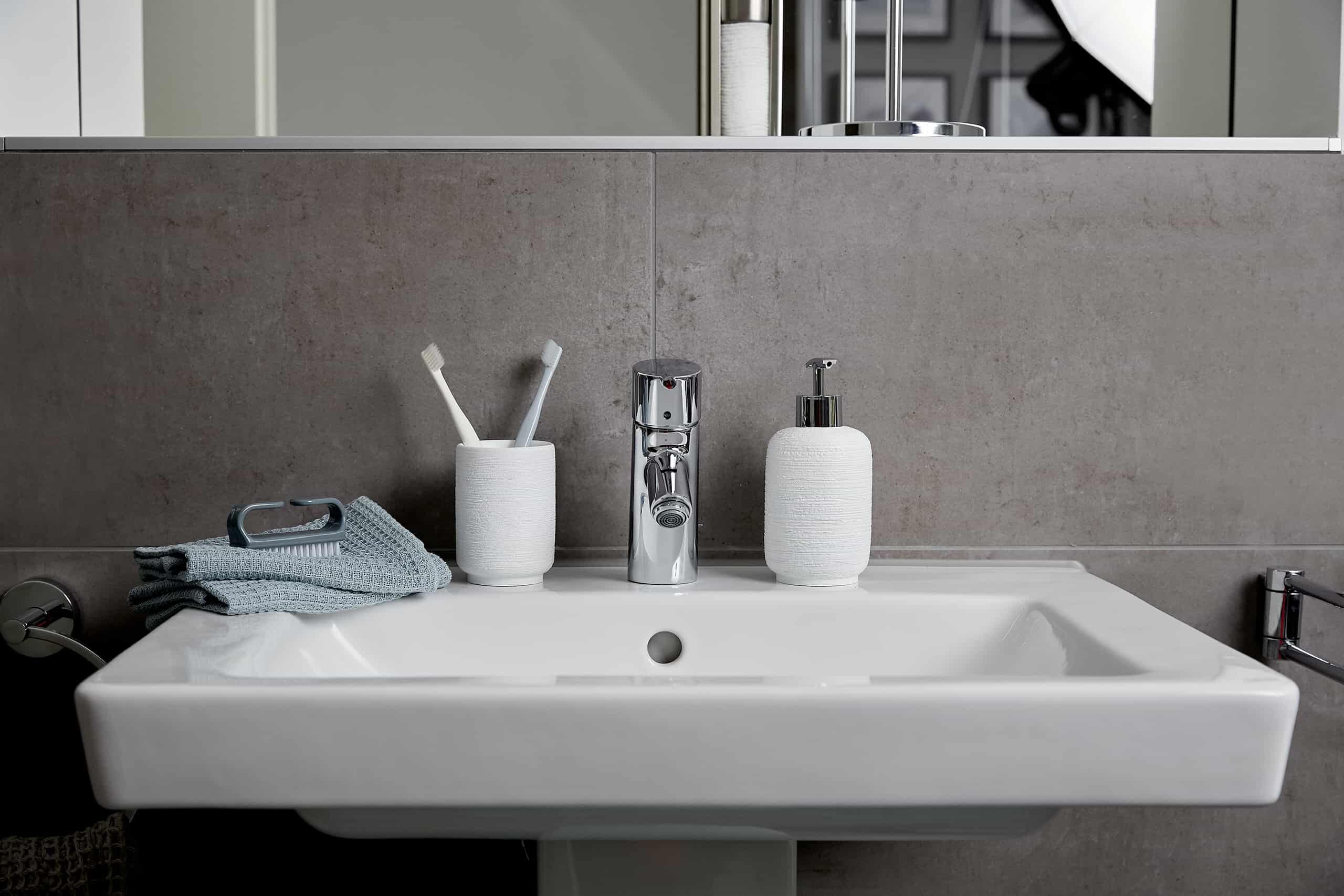 Stylische Badaccessoires sind in jedem Bad ein echter Hingucker.