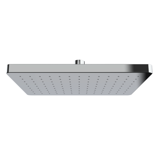 Ein Automatic Cleaning Duschkopf, der auch als Regendusche genutzt werden kann in chrom